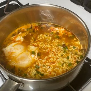 [풀무원] 자연은맛있다 정면, 백면, 홍면  세트 — 5점을 준 리뷰어가 2021년 4월 올린 사용 사진