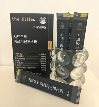 더리틀스 시트오르 아르기닌부스터 — 5점을 준 리뷰어가 2022년 11월 올린 사용 사진