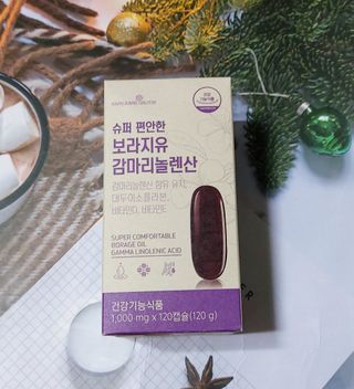 메이준뉴트리 슈퍼 편안한 보라지유 감마리놀렌산 — 5점을 준 리뷰어가 2021년 12월 올린 사용 사진