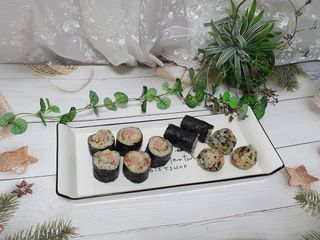 해풀잎 누구나 김밥*1ea [(혼합야채 35g *1ea,  김밥김 (5g, 5ea),  양념간장 (6g, 5ea), 참기름(5g, 2ea)] — 5점을 준 리뷰어가 2022년 5월 올린 사용 사진