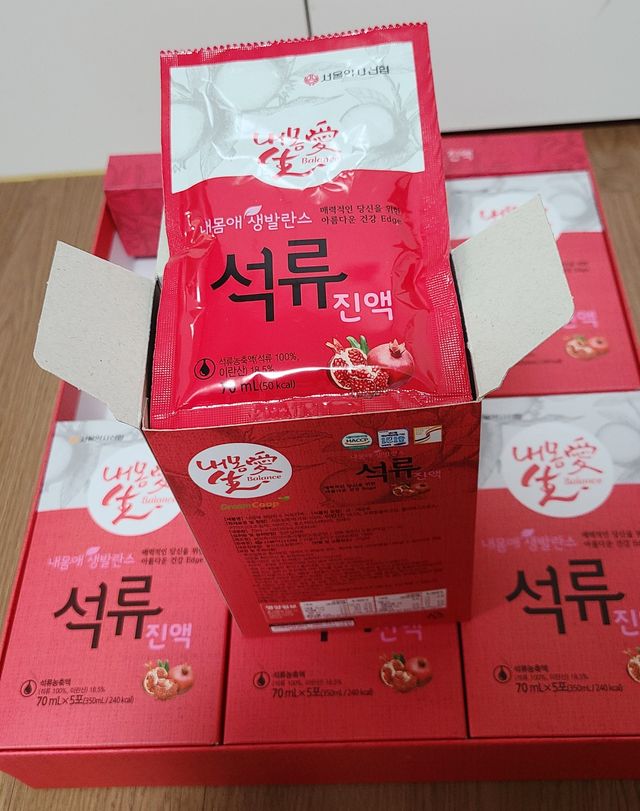 서울약사신협_내몸애생발란스석류_70ml x 30포 리뷰 사진