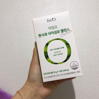 아임오 풋사과 식이섬유 밸런스 젤리 14포 — 3.5점을 준 리뷰어가 2021년 6월 올린 사용 사진