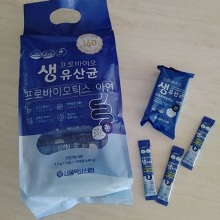 서울약사신협_프로바이오 생유산균 2.5g 160포 — 5점을 준 리뷰어가 2021년 7월 올린 사용 사진