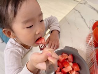 레드닥터 완숙토마토 + 통째로 동결건조한 대추방울토마토 — 4.5점을 준 리뷰어가 2022년 11월 올린 사용 사진
