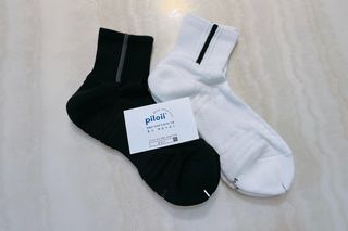 [사이즈가 있는 양말 필로이] 남자 골프 스포츠 발목 양말 2족 세트【 S, M, L, XL】4가지 사이즈 — 5점을 준 리뷰어가 2022년 7월 올린 사용 사진