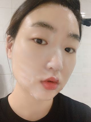[바이로담] 저자극 약산성버블 폼 폼클렌징 150ml — 4점을 준 리뷰어가 2021년 4월 올린 사용 사진