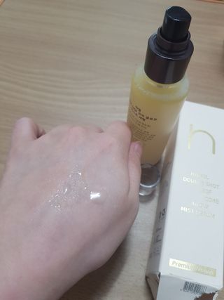 하멜 비건 더블샷 12GF 코어 글로우 미스트 세럼 — 5점을 준 리뷰어가 2022년 8월 올린 사용 사진