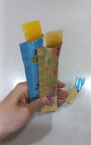 다나음 셀렌에 빠진 아연면역젤리 열대과일맛+사과맛 — 5점을 준 리뷰어가 2023년 4월 올린 사용 사진