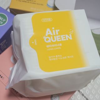 에어퀸 뉴브레스 유기농 생리대 4종 (팬티라이너 20P + 중형 10P + 대형 10P + 오버나이트 8P)_체험단 — 5점을 준 리뷰어가 2024년 5월 올린 사용 사진