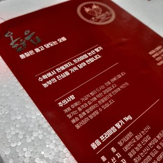 옳음 딸기 논산 설향 딸기 900g 산지직송 — 5점을 준 리뷰어가 2021년 1월 올린 사용 사진