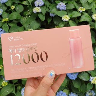 랩앤뷰티 메가 벨벳 콜라겐 12000 — 5점을 준 리뷰어가 2021년 6월 올린 사용 사진