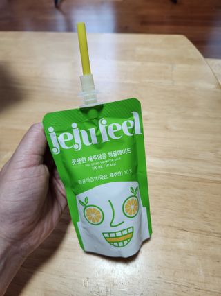 JEJUFEEL 풋풋한 제주담은 청귤에이드 — 5점을 준 리뷰어가 2022년 10월 올린 사용 사진