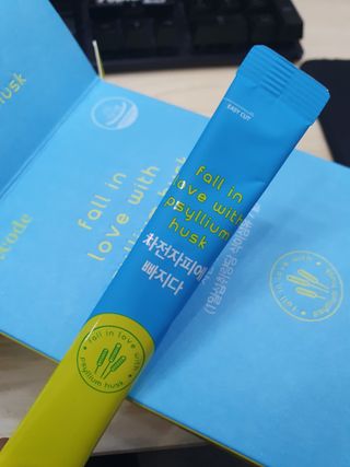 메디포스트 모비타 바디코드 식이섬유 차전자피에 빠지다 30포 — 5점을 준 리뷰어가 2022년 12월 올린 사용 사진