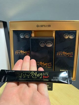 서울약사신협 약사신협_천명플러스스틱_10mlx30포 — 4점을 준 리뷰어가 2020년 12월 올린 사용 사진