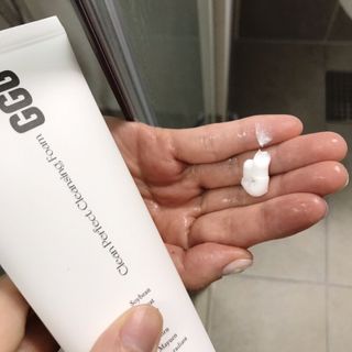 지지지 클린 퍼펙트 클렌징폼 120g — 5점을 준 리뷰어가 2022년 3월 올린 사용 사진