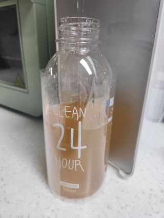 클린24시간 레드박스 1BOX(5포) + 전용보틀(500ml) — 4점을 준 리뷰어가 2024년 1월 올린 사용 사진