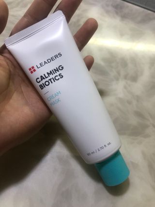 리더스코스메틱 리더스 카밍 바이오틱스 크림 마스크 — 5점을 준 리뷰어가 2021년 6월 올린 사용 사진