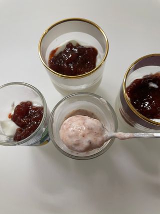 떠먹는불가리스 마이플레인 요거트 435g 6개입 — 5점을 준 리뷰어가 2021년 4월 올린 사용 사진