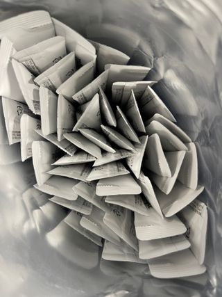 실크가글 실크단백질 함유 구강청결제 11ml 50포 — 5점을 준 리뷰어가 2021년 9월 올린 사용 사진