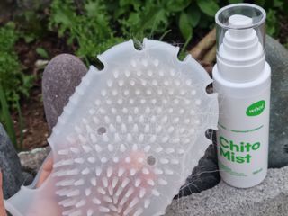 whol 키토미스트 150ml + 실리콘바디브러쉬  강아지 고양이 항균항바이러스, 강력탈취 피부 보습,무향 — 5점을 준 리뷰어가 2022년 9월 올린 사용 사진