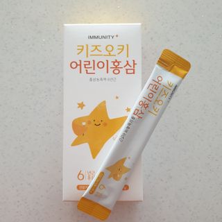 [이뮤니티플러스]우리아이 면역오키, 건강오키 _ 키즈오키 어린이홍삼 10포 1box — 5점을 준 리뷰어가 2022년 2월 올린 사용 사진