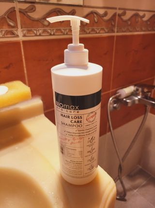 [바이오맥스] 프로코어 탈모완화샴푸 1000ml — 5점을 준 리뷰어가 2022년 8월 올린 사용 사진