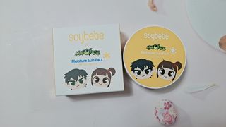 소이베베X신비아파트 모이스쳐 선팩트 SPF50+ PA+++ — 5점을 준 리뷰어가 2023년 4월 올린 사용 사진