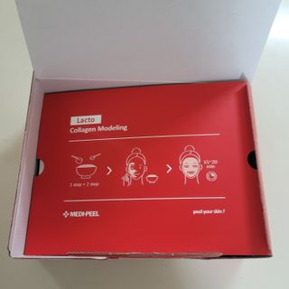 메디필 레드 락토 콜라겐 모델링 팩 — 5점을 준 리뷰어가 2021년 3월 올린 사용 사진