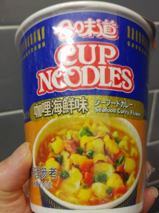 NISSIN 닛신 컵누들  4종 - 씨푸드오리지날, 씨푸드 스파이시, 씨푸드 커리, 씨푸드 XO소스 — 5점을 준 리뷰어가 2022년 4월 올린 사용 사진