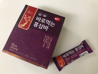 씨알푸드 건강기능식품 6년근 홍삼 함유, 바로먹는 홍삼바 30g 12개입 — 5점을 준 리뷰어가 2022년 3월 올린 사용 사진