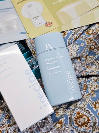 아이레시피 마일드 히알루로닉 모이스트 업 선스크린 SPF50+ PA++++ — 4점을 준 리뷰어가 2023년 6월 올린 사용 사진
