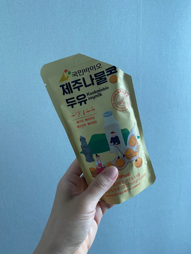 국민바이오 제주나물콩두유 리뷰 사진