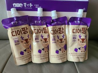 [몸엔용] 우리 아이 건강간식, 달콤한 녹용곤약젤리 디어팡 4종 — 5점을 준 리뷰어가 2021년 8월 올린 사용 사진