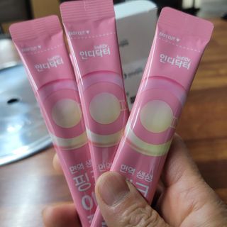[인디닥터] 면역 생생 핑크 이뮨 젤리 — 4점을 준 리뷰어가 2022년 6월 올린 사용 사진