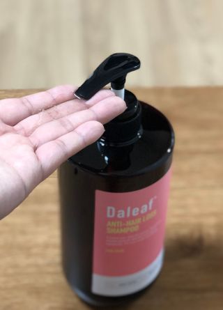 달리프 진저 베러 퍼퓸 탈모 완화 샴푸 1000ml 향 3종 — 5점을 준 리뷰어가 2021년 2월 올린 사용 사진