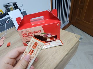소담스퀘어 상암 [애플트리] 프리미엄 애플 비타 콜라겐 — 5점을 준 리뷰어가 2022년 12월 올린 사용 사진
