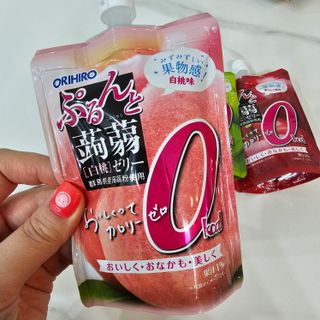 ORIHIRO 오리히로 곤약젤리 제로칼로리 130g 4종 4팩(맛별로 1팩씩) — 4점을 준 리뷰어가 2023년 3월 올린 사용 사진