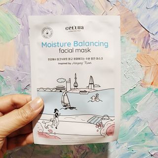 세뚜아(Cettua) [세뚜아] 모이스처 밸런싱 페이셜 마스크 Cettua Moisture Balancing Facial Mask 5매 — 5점을 준 리뷰어가 2024년 4월 올린 사용 사진