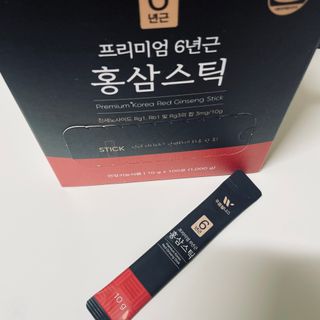 [푸름웰니스] 프리미엄 6년근 홍삼스틱 3mg x 100포 — 5점을 준 리뷰어가 2022년 4월 올린 사용 사진