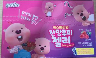 [팔도] 잔망루피젤리 믹스베리맛 42g 8개 — 5점을 준 리뷰어가 2022년 2월 올린 사용 사진