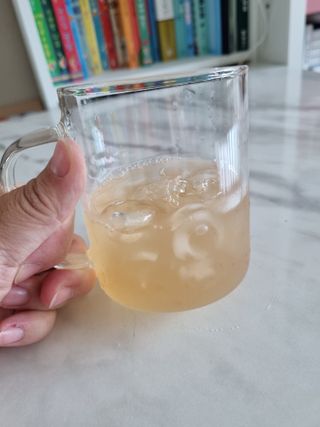 [이롬] 오크라 마시는 뷰티드링크 100mL x 20입 — 5점을 준 리뷰어가 2022년 7월 올린 사용 사진