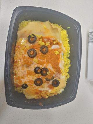직탁 식단관리 3종 도시락 (두부 라자냐 라구빠에야, 두부로제 미트볼파스타, 닭탕수 직화 짜장 두부면) — 4점을 준 리뷰어가 2022년 7월 올린 사용 사진
