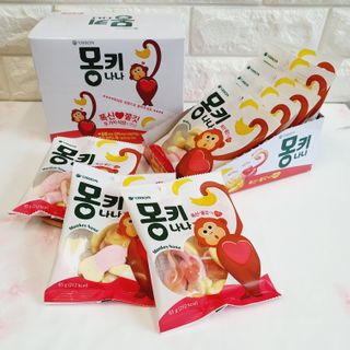 폭신 쫄깃 식감 로맨스, 몽키나나 젤리 8봉지 — 5점을 준 리뷰어가 2021년 2월 올린 사용 사진