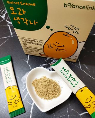 탄수화물 지방 곡물 발효 소화 분해 효소 밸런스링크 모과생각나 — 5점을 준 리뷰어가 2022년 5월 올린 사용 사진