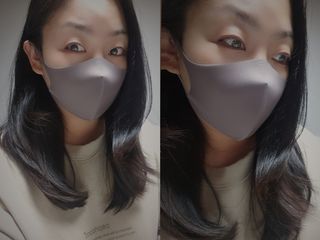 [에이블밤부] 리퓨어 쿠퍼 마스크 10color — 4점을 준 리뷰어가 2021년 1월 올린 사용 사진