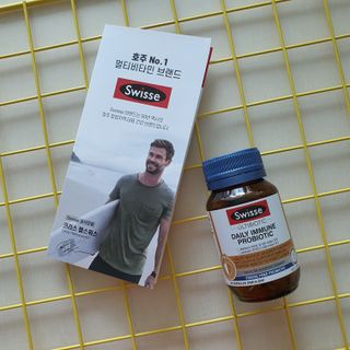 Swisse 스위스 데일리 이뮨 프로바이오틱스 10억, 30정 — 5점을 준 리뷰어가 2021년 3월 올린 사용 사진