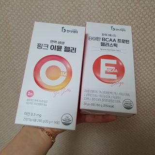 인디닥터 면역 생생 핑크 이뮨 젤리 + 타이탄 BCAA 프로틴 젤리스틱 — 5점을 준 리뷰어가 2022년 6월 올린 사용 사진
