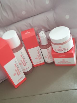 아이앤립 / EYENLIP 아이앤립 연어오일 리바이탈라이징 토너+앰플+크림 3종 세트 — 5점을 준 리뷰어가 2021년 5월 올린 사용 사진