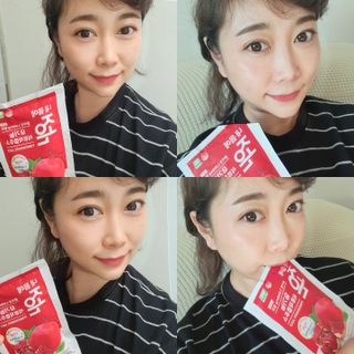 농업회사법인조은 유기농 석류 NFC 착즙주스 70ml 30포 — 5점을 준 리뷰어가 2021년 10월 올린 사용 사진