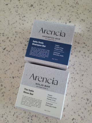 Arencia 아렌시아 솔티소다 샴푸바, 더 새틴 린스바 세트 — 4.5점을 준 리뷰어가 2021년 6월 올린 사용 사진